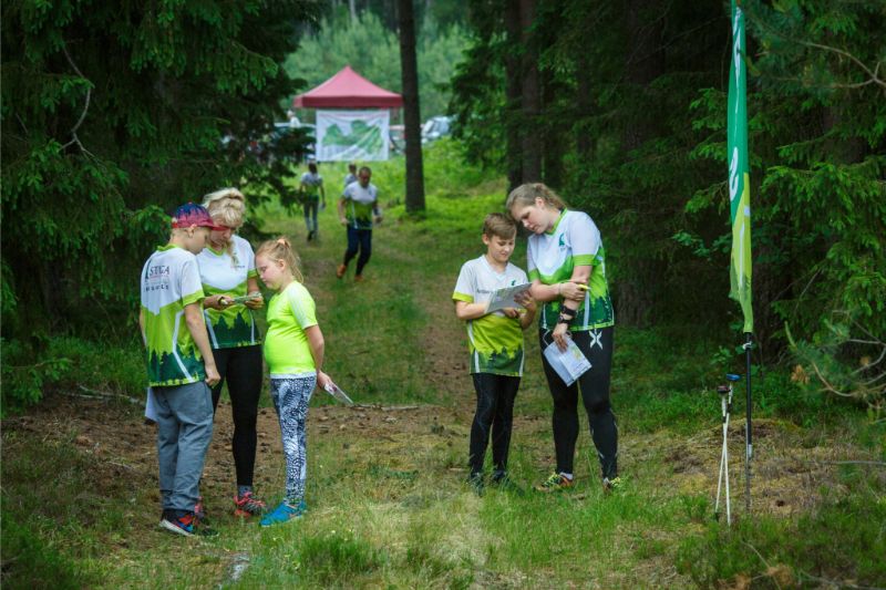 
Orientēšanās entuziasti.
