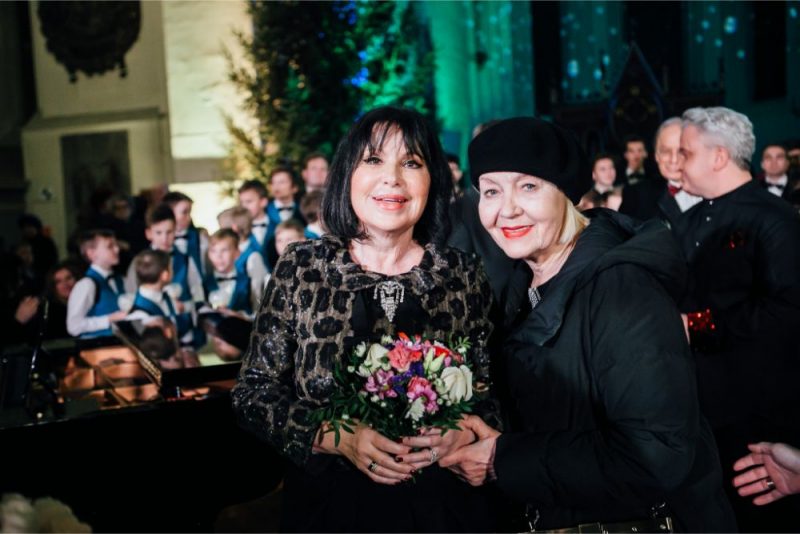 
Koncerts "Ziemassvētku prelūdija". Inese Galante un Lilita Ozoliņa.
