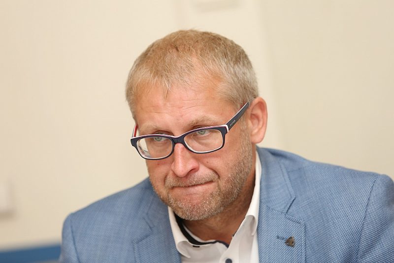 
Saldus novada domes priekšsēdētājs Māris Zusts.
