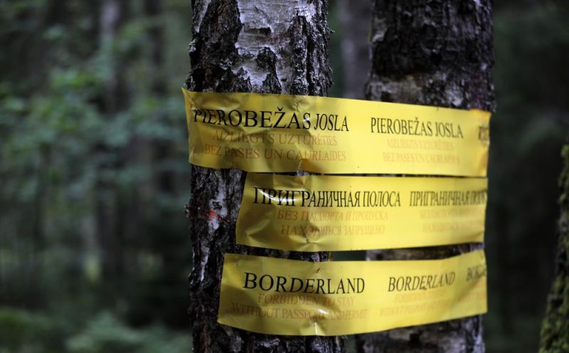 
Latvijas-Baltkrievijas robežas pierobežas josla Silenē.
