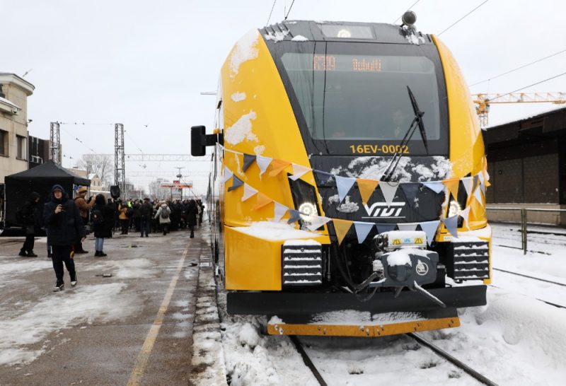 
Jauno elektrovilcienu “Vivi” pārvadājumu uzsākšanas svinīgais pasākums, 15.12.2023
