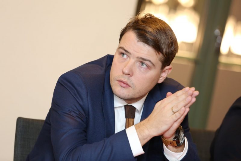 
Latvijas Kokrūpniecības federācijas izpilddirektors Kristaps Klauss.
