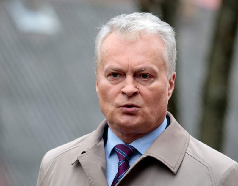 
Lietuvas prezidents Gitans Nausēda.
